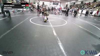 70 lbs Consolation - Jenson Henley, Skiatook Youth Wrestling vs Jett Duran, Jay Wrestling Club