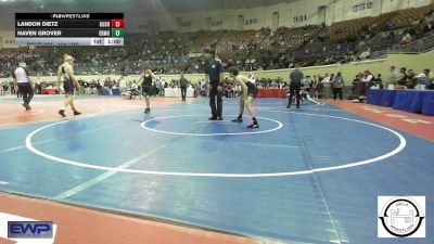 101 lbs Consi Of 16 #1 - Landon Dietz, Cushing vs Haven Grover, Edmond Santa Fe