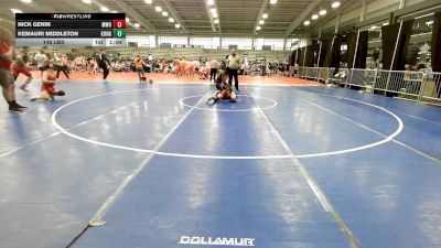 145 lbs Rr Rnd 3 - Nick Genin, MetroWest United Red vs Kemauri Middleton, KongKrete Wrestling Academy