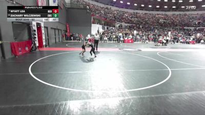 63 lbs Champ. Round 1 - Zachary Wilczewski, Oregon Wrestling Club vs Wyatt Lea, Menomonie