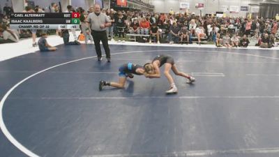 86 lbs Champ. Rd Of 32 - Isaac Kaalberg, Immortal Athletics WC vs Cael Altermatt, New Ulm Rolling Thunder