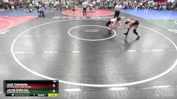 152 lbs Champ. Round 3 - Jace Thomson, McKinleyville High School vs Jacob Barajas, Washington High School