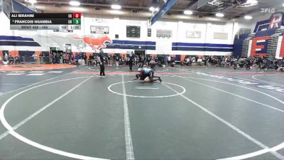 165 lbs Champ. Round 3 - Ali Ibrahim, Canyon Springs vs Francois Ngambia, Clovis North