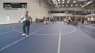 150 lbs Semis - Kale Zorn, Fremont Wrestling Club vs Cal Bray, Millard Eagles
