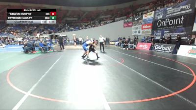 2A/1A Boys 215 Quarterfinal - Steven Murphy, Siletz Valley Boys vs Raymond Hawley, Crane Boys