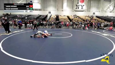 106 lbs Cons. Round 5 - Owen Weiner, Deep Roots Wrestling Club vs Silas Goodwin, Copenhagen Wrestling Club