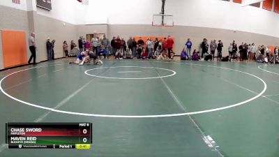 126 lbs Cons. Round 2 - Maven Reid, Buckeye (Medina) vs Chase Sword, Mapleton