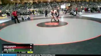 285 lbs Quarterfinals (8 Team) - Nick Howorth, 5A Scappoose vs Joel Montes, 5A Eagle Point