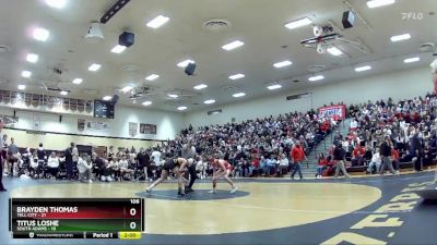 106 lbs Quarters & Wb (16 Team) - Titus Loshe, South Adams vs Brayden Thomas, Tell City