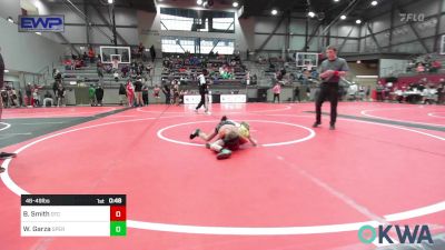 46-49 lbs Rr Rnd 1 - Barrett Smith, Owasso Takedown Club vs Wesley Garza, Sperry Wrestling Club