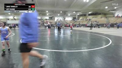 60 lbs Cons. Semi - Jake Tonello, GroundZero vs Jett Rowe, Higher Calling Wrestling