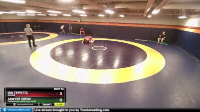 138 lbs Cons. Round 1 - Ian Tippetts, Ravage vs Sawyer Grow, Champions Wrestling Club