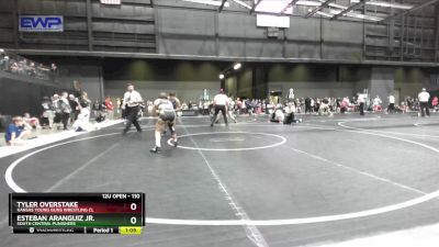 110 lbs Semifinal - Esteban Aranguiz Jr., South Central Punishers vs Tyler Overstake, Kansas Young Guns Wrestling Cl