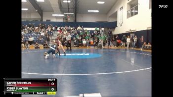 184 lbs Finals (2 Team) - Xavier Pommells, Ithaca vs Ryder Slayton, Messiah