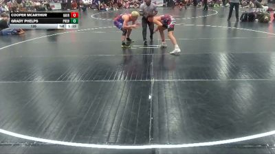 135 lbs Round 3 (8 Team) - Grady Phelps, Precision WA vs Cooper McArthur, GA United Red