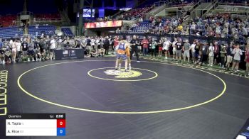 145 lbs Quarters - Noah Manuel Tapia, Illinois vs Ayson Rice, South Dakota