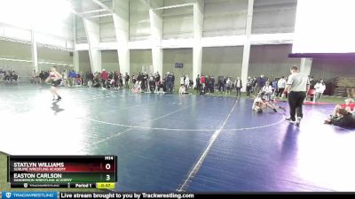 84 lbs Quarterfinal - Easton Carlson, Sanderson Wrestling Academy vs Statlyn Williams, Sublime Wrestling Academy