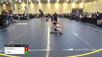 55 lbs Quarterfinal - Gracin Guglielmo, Belle Vernon vs Dylan Deck, Hatboro Horsham