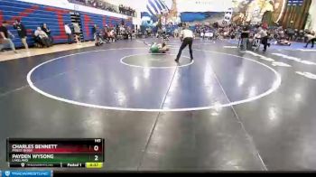 145 lbs Cons. Round 3 - Payden Wysong, Lakeland vs Charles Bennett, Priest River