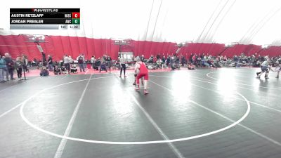 16U Boys - 215 lbs Quarters - Jordan Pregler, Antigo Wrestling Club vs Austin Retzlaff, Wisconsin