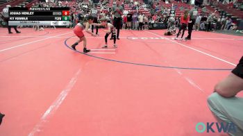61 lbs Semifinal - Josias Henley, Skiatook Youth Wrestling vs Ky Kemble, Ponca City Wildcat Wrestling