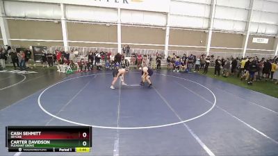 215 lbs Cons. Round 3 - Carter Davidson, Pleasant Grove vs Cash Sehmitt, Skyline