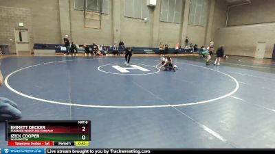 92 lbs 3rd Place Match - Izick Cooper, Washington vs Emmett Decker, Punisher Wrestling Company