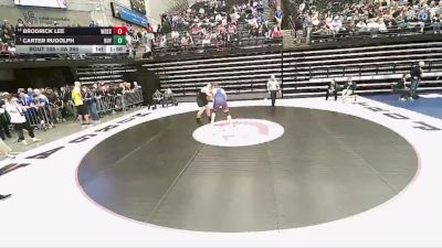 5A 285 lbs Champ. Round 1 - Carter Rudolph, Roy vs Brodrick Lee, Woods Cross