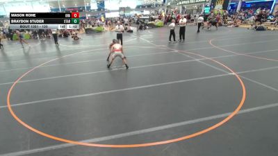 120 lbs Cons. Round 6 - Mason Rohe, Unattached vs Braydon Studer, Unattached