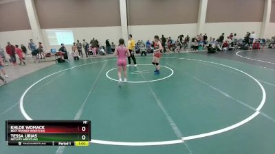 110 lbs Round 4 - Tessa Urias, ReZults Wrestling vs Khloe Womack, Best Trained Wrestling