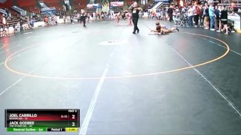 189 lbs Cons. Round 2 - Joel Carrillo, Region WA vs Jack Godbee, The Storm WC