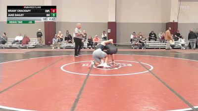 184 lbs Consi Of 8 #2 - Brant Cracraft, Campbell vs Jake Dailey, North Carolina