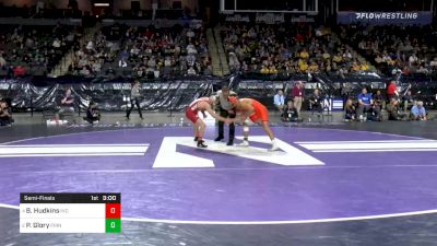 125 lbs Semifinal - Brock Hudkins, Indiana vs Pat Glory, Princeton