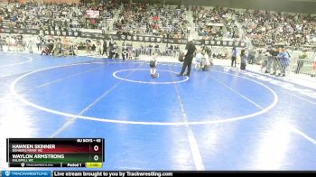 45 lbs Cons. Round 1 - Hawken Skinner, Bonners Ferry WC vs Waylon Armstrong, Kalispell WC