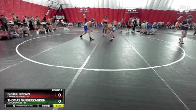 149-150 B Round 2 - Thomas Vanderzanden, Lena/Bonduel vs Brock Brown, Cambridge-Isanti