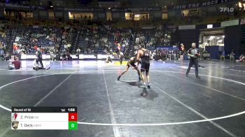 149 lbs Round Of 16 - Zach Price, Gardner-Webb vs Thomas Deck, Army