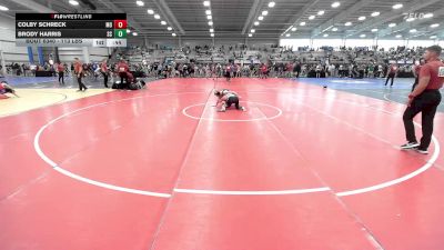 113 lbs Consi Of 32 #1 - Colby Schreck, MO vs Brody Harris, SC