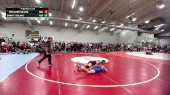 120 lbs Champ. Round 1 - Benjamin Gomez, Wellington vs Sonny Solano, Pueblo Central