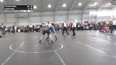 175 lbs Round 4 (8 Team) - Cooper Fiebig, Team Kaizen Wrestling vs Ayden Ford, Stealth Training