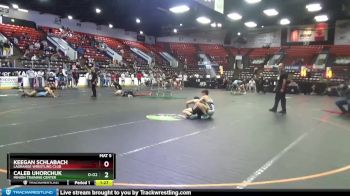 125 lbs Champ. Round 2 - Keegan Schlabach, Lagrange Wrestling Club vs Caleb Uhorchuk, Minion Training Center