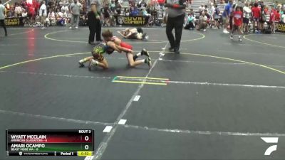 56 lbs Round 1 (6 Team) - Wyatt McClain, American Gladiators vs Amari Ocampo, Beast Mode WA