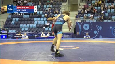 51 kg 1/8 Final - Kuvonchbek Yakhshiboev, Uzbekistan vs Kaedyn Evan Williams, United States
