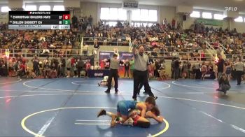 85 lbs Champ. Round 1 - Dillen Sibbett C6, Washington Court House Cobras vs Christian Ehlers NW2, Sandusky Lions