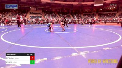 49 lbs Semifinal - Callahan Tucker, Wadsworth Battlezone vs Kaleb Millz, Pomona Elite