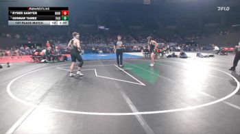 3A Boys 175 lbs 1st Place Match - Gunnar Tamez, Vale Boys vs Ryder Sawyer, Douglas Boys