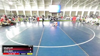 88 lbs Semis & 1st Wrestleback (8 Team) - Dylan Luik, Virginia vs Noah Back, Oklahoma Outlaws Red