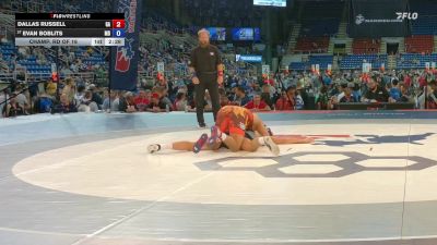 150 lbs Champ. Rd Of 16 - Dallas Russell, GA vs Evan Boblits, MD
