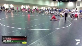 132 lbs Round 3 (6 Team) - Amari Lewis, Wrestling University vs Jude Peter, Intense Wrestling