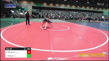 160 lbs Quarterfinal - Mason Marshall, Salem Elite Mat Club vs Anthony Ortega, Swamp Monsters