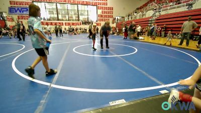 43 lbs Rr Rnd 3 - Jensen Freeman, HURRICANE WRESTLING ACADEMY vs Rhiller Ellison, El Reno Wrestling Club